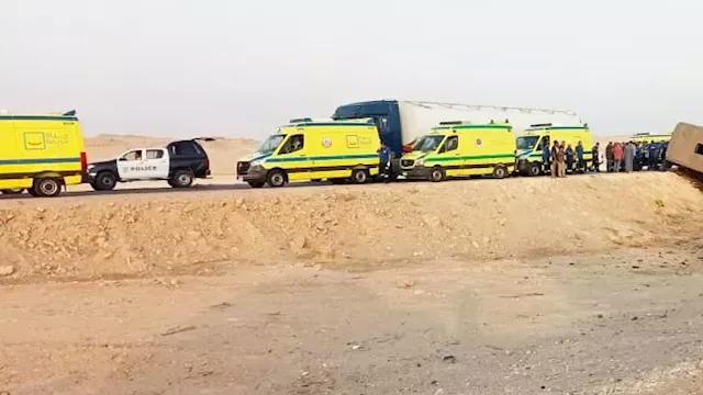 حادث انقلاب سيارة