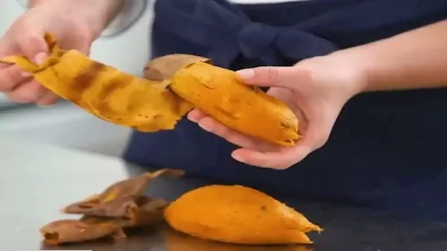 قشر البطاطا الحلوة