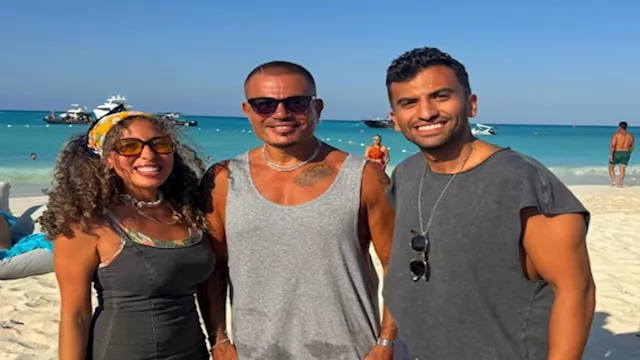 منة القيعي تنشر صورة مع عمرو دياب