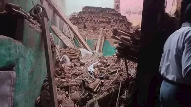 انهيار منزل الشيخ مسعود بسوهاج