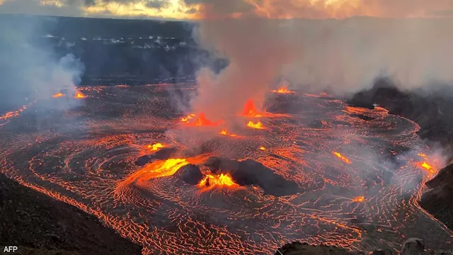 ثوران بركان كيلاويا في هاواي 