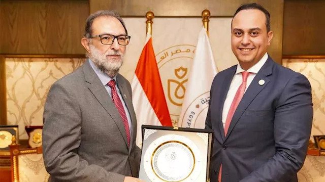 الدكتور أحمد السبكي والدكتور طارق الهوبي