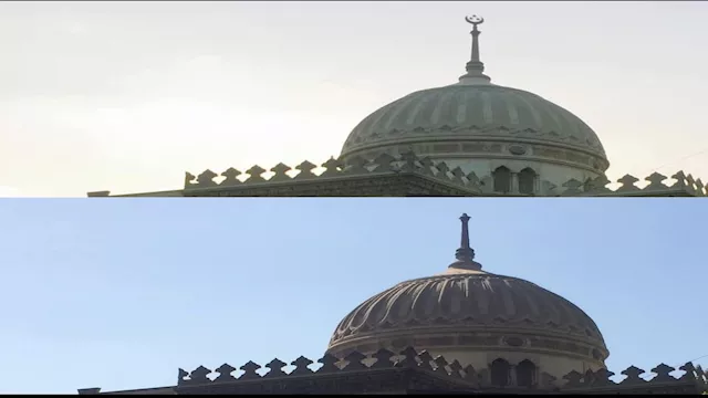 اختفاء هلال قبة معهد الموسيقى العربية