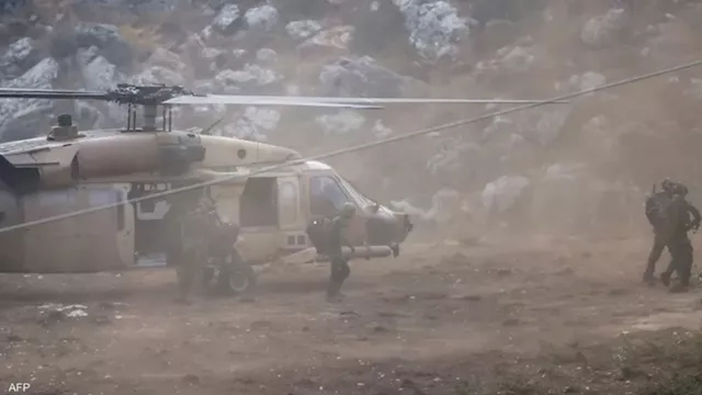 الانزال الاسرائيلي في دمشق