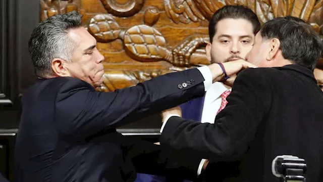  عراك بالأيدي وفوضى في مجلس الشيوخ المكسيكي