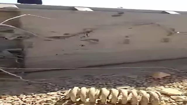 حادث انقلاب قطار مطروح غرب الضبعة