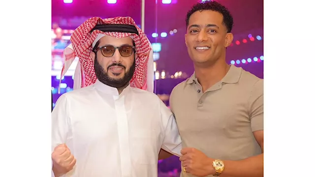 محمد رمضان وتركي آل الشيخ
