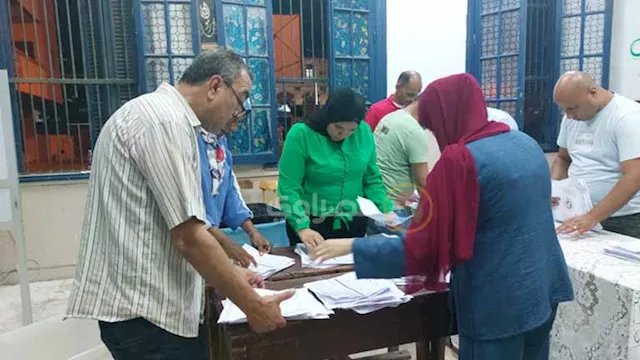  فرز الأصوات في انتخابات مجلس الشيوخ 