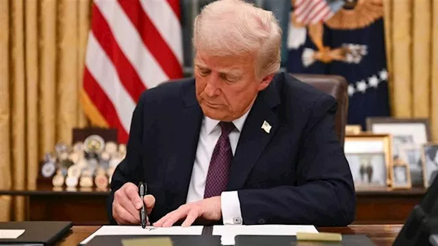 الرئيس الأمريكي دونالد ترامب