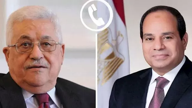 الرئيس السيسي وأبو مازن