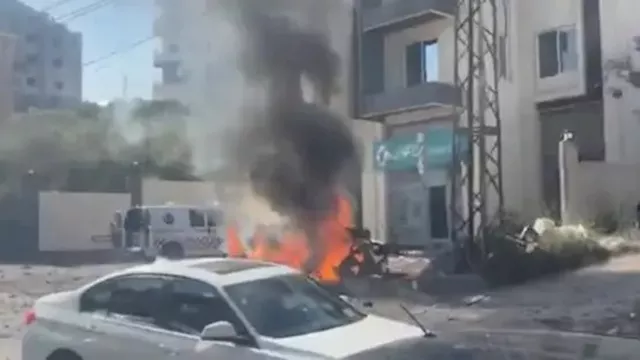 إ مسيرة إسرائيلية تستهدف سيارة جنوب لبنان