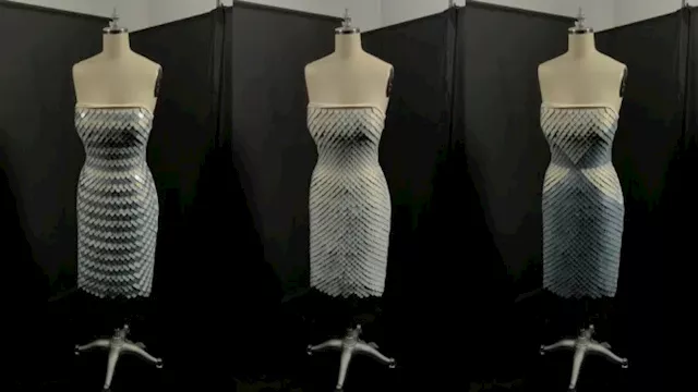 فستان رقمي يتغير كالحرباء.. ابتكار جديد يبهر العال