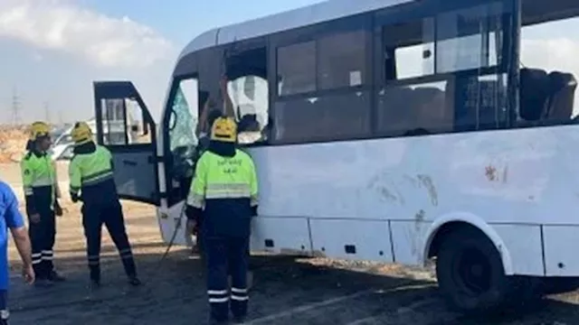 حادث تصادم أتوبيس- أرشيفية