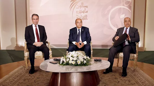 الدكتور محمود محيي الدين في حديثه بصالون ماسبيرو ا