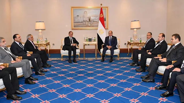 لقاء الرئيس السيسي ورئيس وزراء باكستان