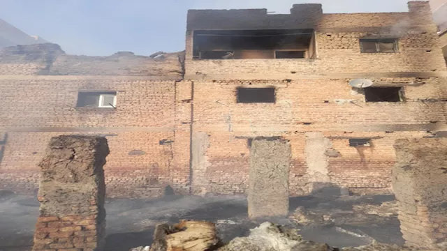 حريق منزل ارشيفية