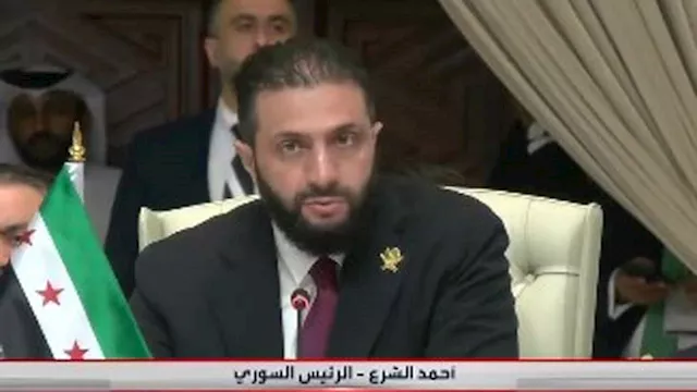 الرئيس السوري أحمد الشرع