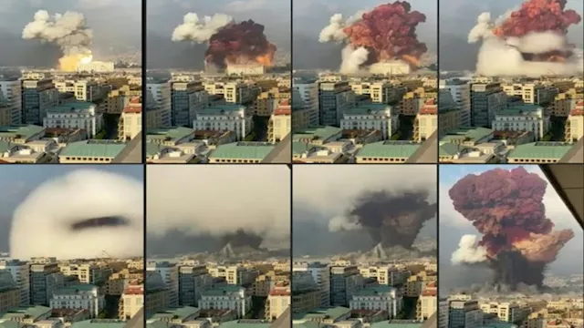 انفجار مرفأ