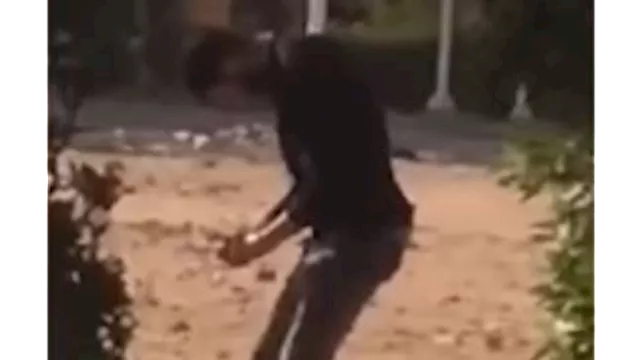 شاب تحت تأثير المخدرات