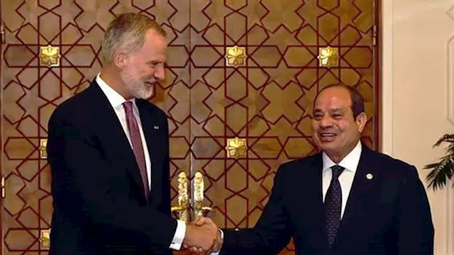 الرئيس السيسي وملك إسبانيا