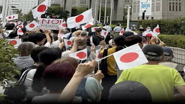 مظاهرات في طوكيو