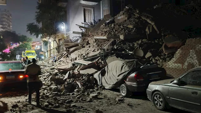 انهيار عقار بباب الشعرية