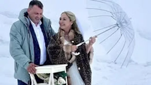 قصة أول حفل زفاف على أعلى جبل بأوروبا
