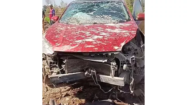 سقوط سيارة بركابها من أعلى كوبري ''شبرا - بنها الح