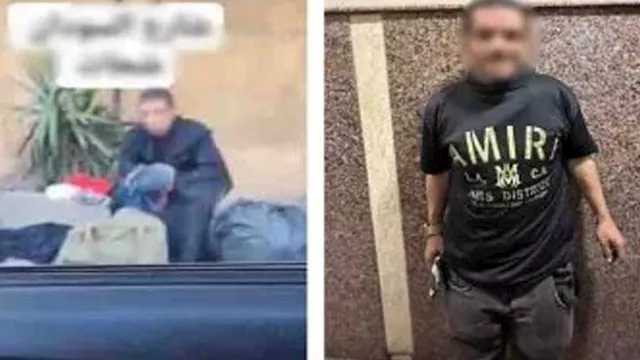 القبض على متسول يرتدي ملابس نسائية في الجيزة