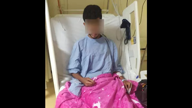 الشاب المصاب