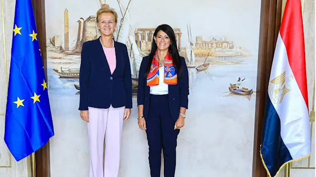 الدكتورة رانيا المشاط وسفيرة الاتحاد الأوروبي في م
