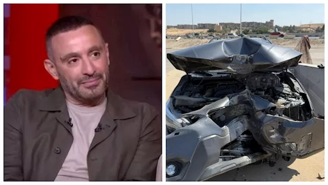 أحمد السقا يتعرض لحادث سير