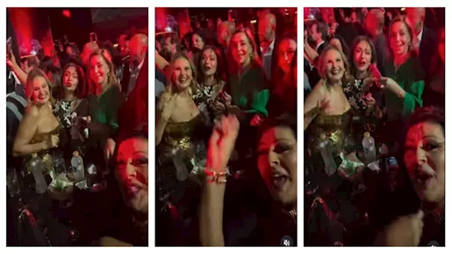 هالة صدقي في حفل عمرو دياب