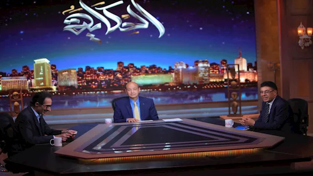 عمرو أديب ومجدي الجلاد وعماد حسين