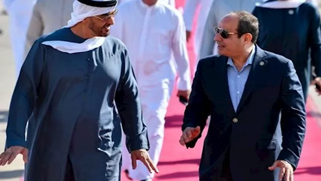 السيسي يستقبل محمد بن زايد  