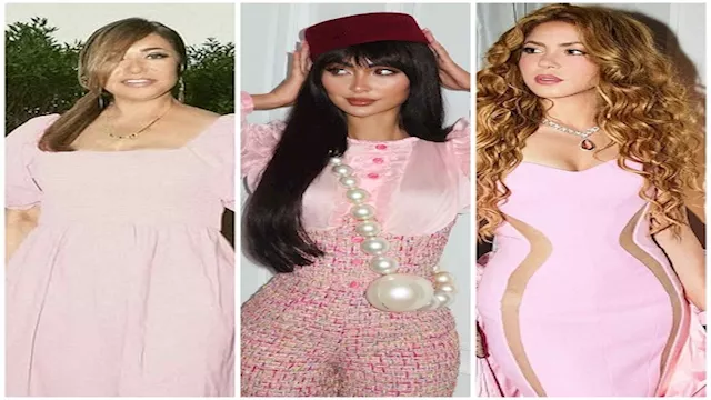 اللون الوردي يسيطر على إطلالات النجمات في 2025