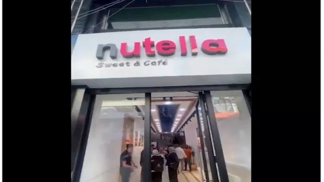 افتتاح كافيه نوتيلا في غزة