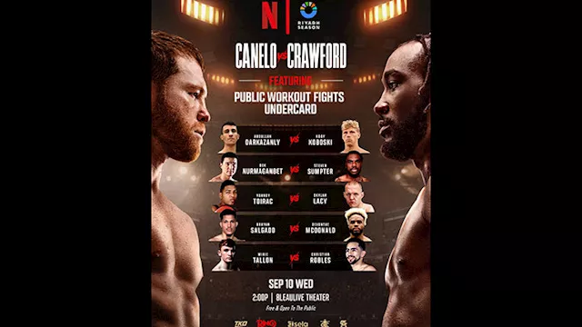 نزالات ضمن التدريبات المفتوحة قبل نزال كانيلو وكرو