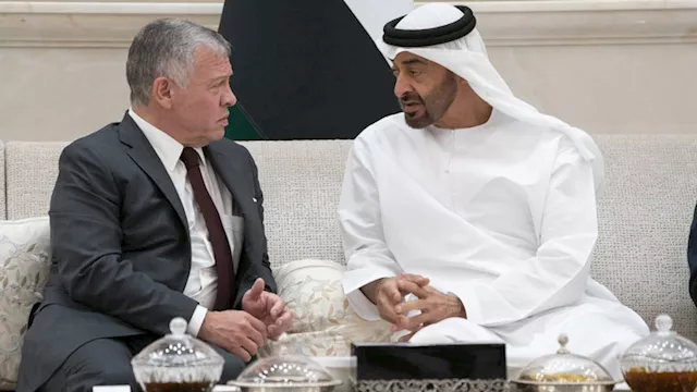 رئيس الإمارات محمد بن زايد والملك عبدالله