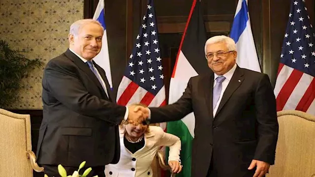 محمود عباس ونتنياهو