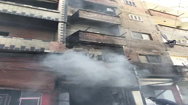 حريق أحد الأبراج السكنية- أريشفية