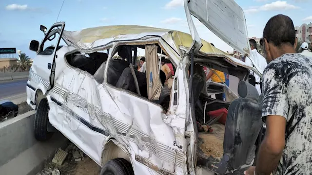 حادث ميكروباص  