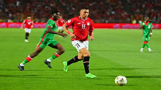 مصطفى محمد من مباراة مصر وبوركينا فاسو ارشيفية