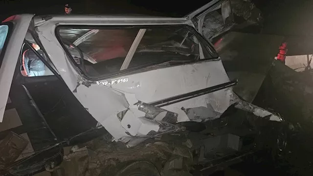  تصادم ميكروباص وجرار زراعي 