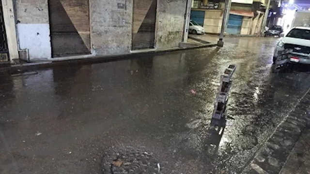 مشهد من سقوط الأمطار