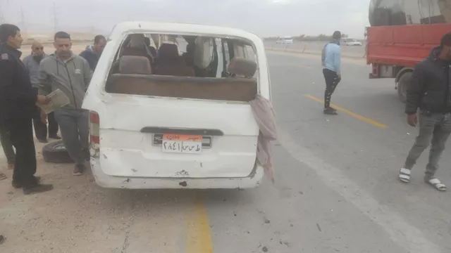 تهشم السيارة بعد الحادث