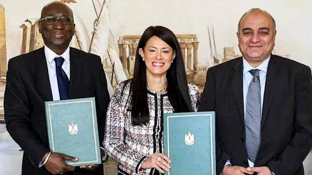 الدكتورة رانيا المشاط وعبد الرحمن دياو  