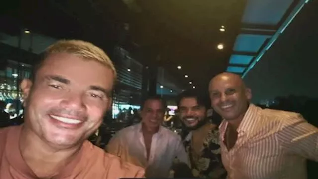 سامو زين مع عمرو دياب