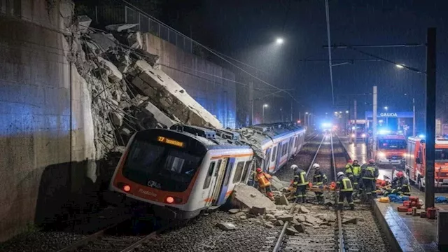 مقتل شخص وإصابة العشرات في تصادم قطار ببرشلونة