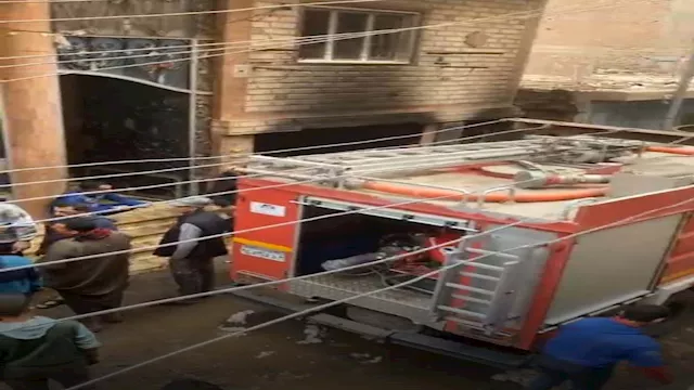 جانب من تداعيات الحريق